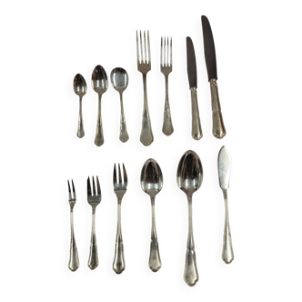 Cutlery set 170 pieces in chrome metal Goldsmith Chrysalia