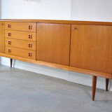 Scandinavian teak row 1970
