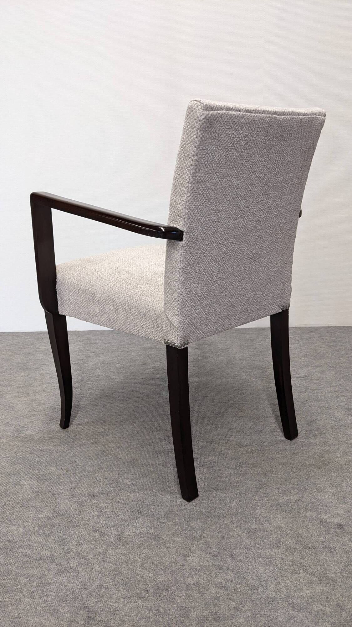 Pair of Art Deco bridge chairs, France circa 1920