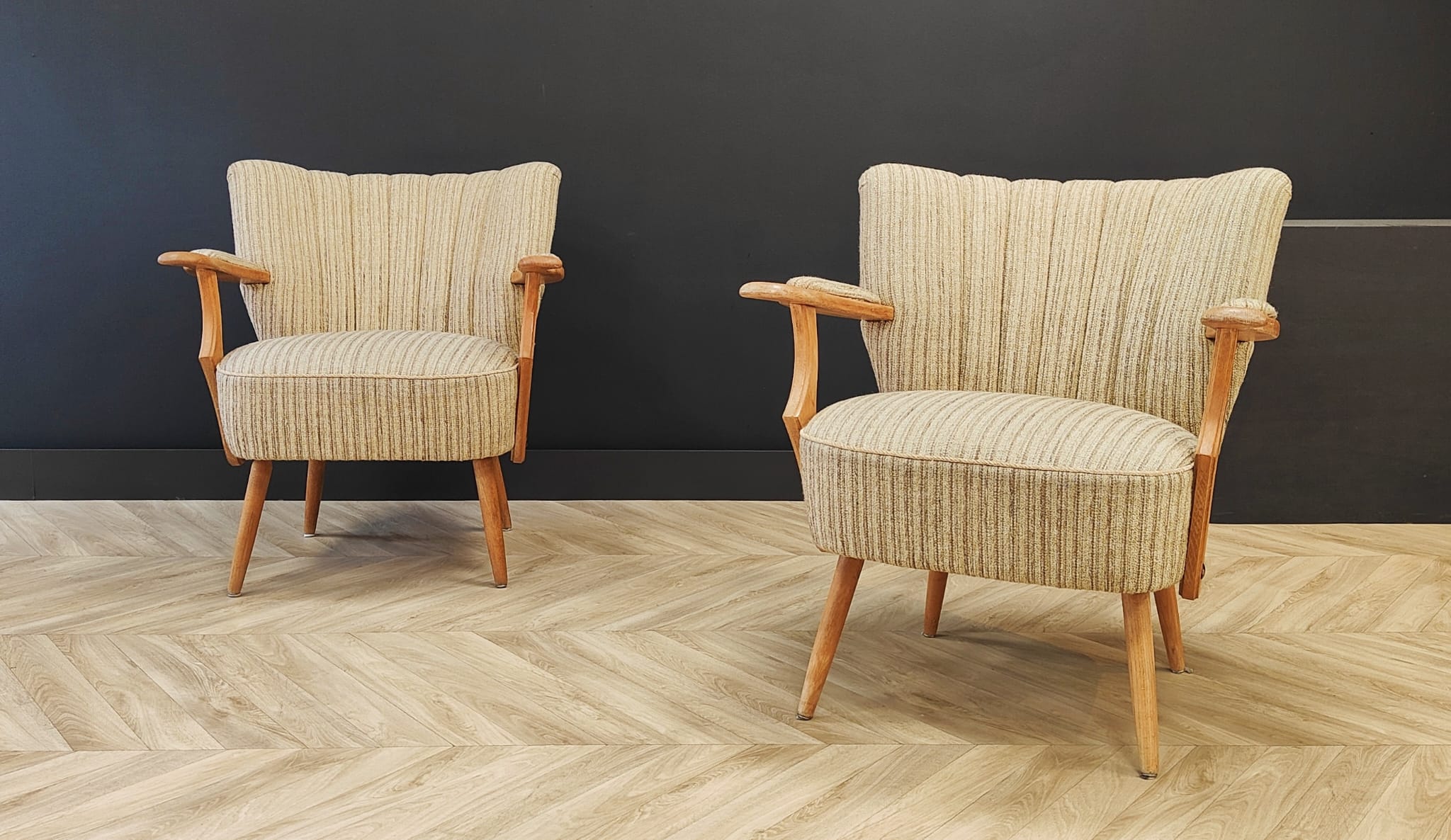 Two mid century armchairs 1960