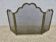 Fire screen, spark guard for fireplace "made in Italy" 3 panels in brass 70