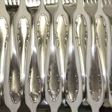 Deetjen Forks Silver Metal Net Goldsmith's Punch Service X 12