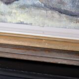 1960's Original Swedish Modernist Oil on Canvas " Study of Hunters Game Rabbit" by Johan Bladh