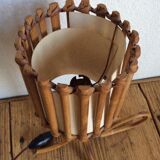 Rattan lamp, 60s