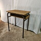 School desk 1950 one place adult size with locker