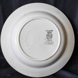 Assiette creuse Sarreguemines digoin esper faience