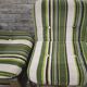 Pair of green armchairs 1970
