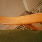 Pair of Wing chairs  Zig Zag scandinavian 50 60s