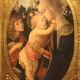 Ancient Italian gilded wood icon