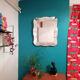 Rectangular Venetian mirror 57x56cm