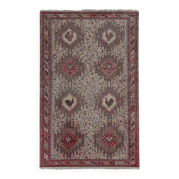 Kilim turc vintage tissé main 123x195 cm