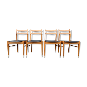 Ensemble de 4 chaises scandinaves
