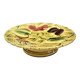 mounted plate cake dish fruit slushie Sarreguemines