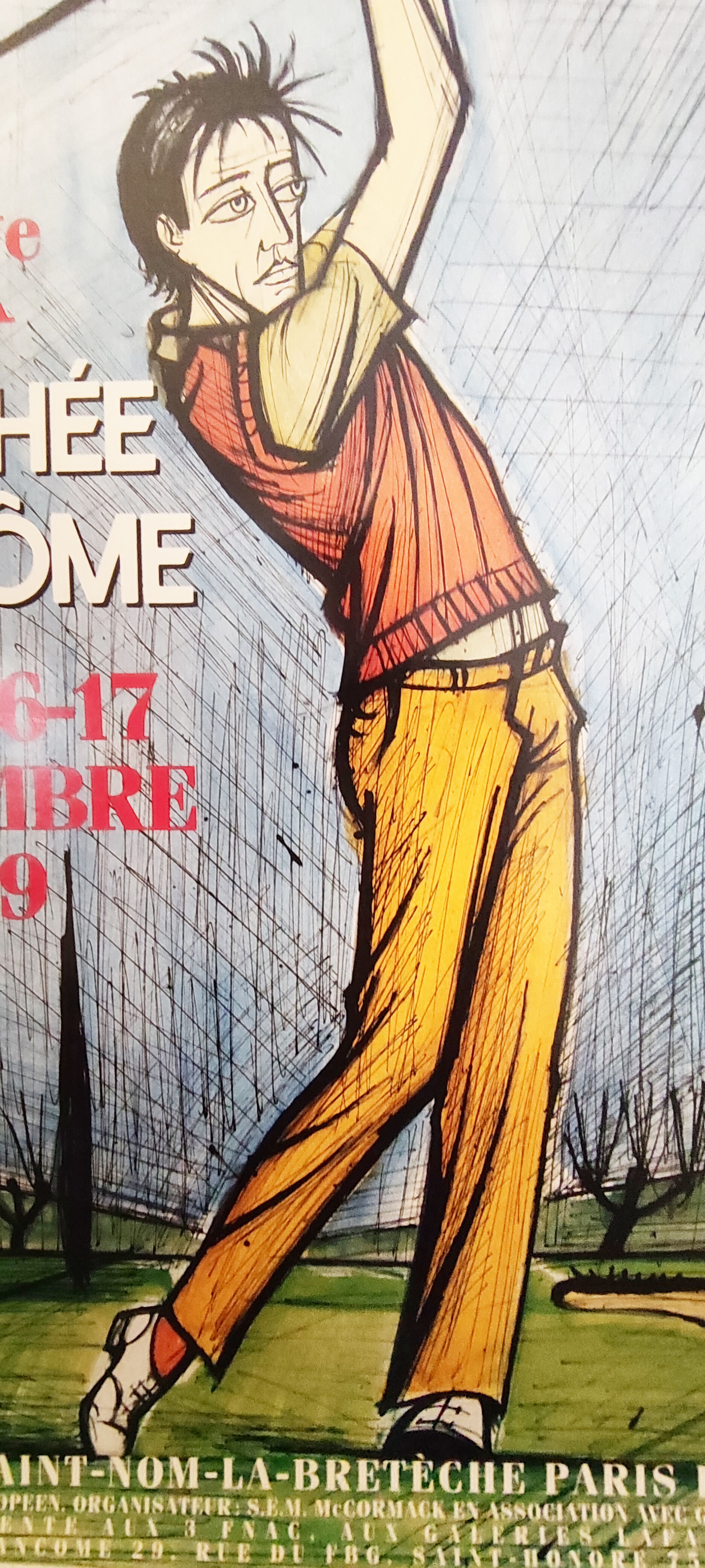 Bernard buffet the lithograph poster