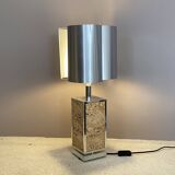 Vintage lamp and lampshade max sauze. 1970. space age