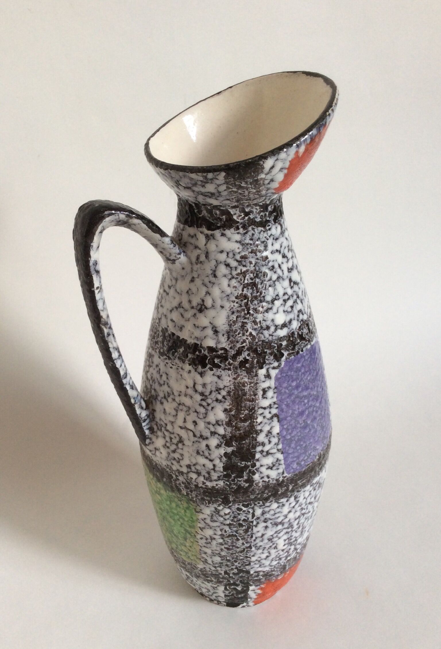Pitcher ceramic pitcher West Germany 60 years