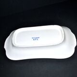 Antique Dugazon 1900 earthenware dish from BOCH Frères KERAMIS in Belgium