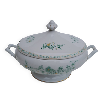 Soupière en porcelaine de Limoges Bernardaud modèle Pékin