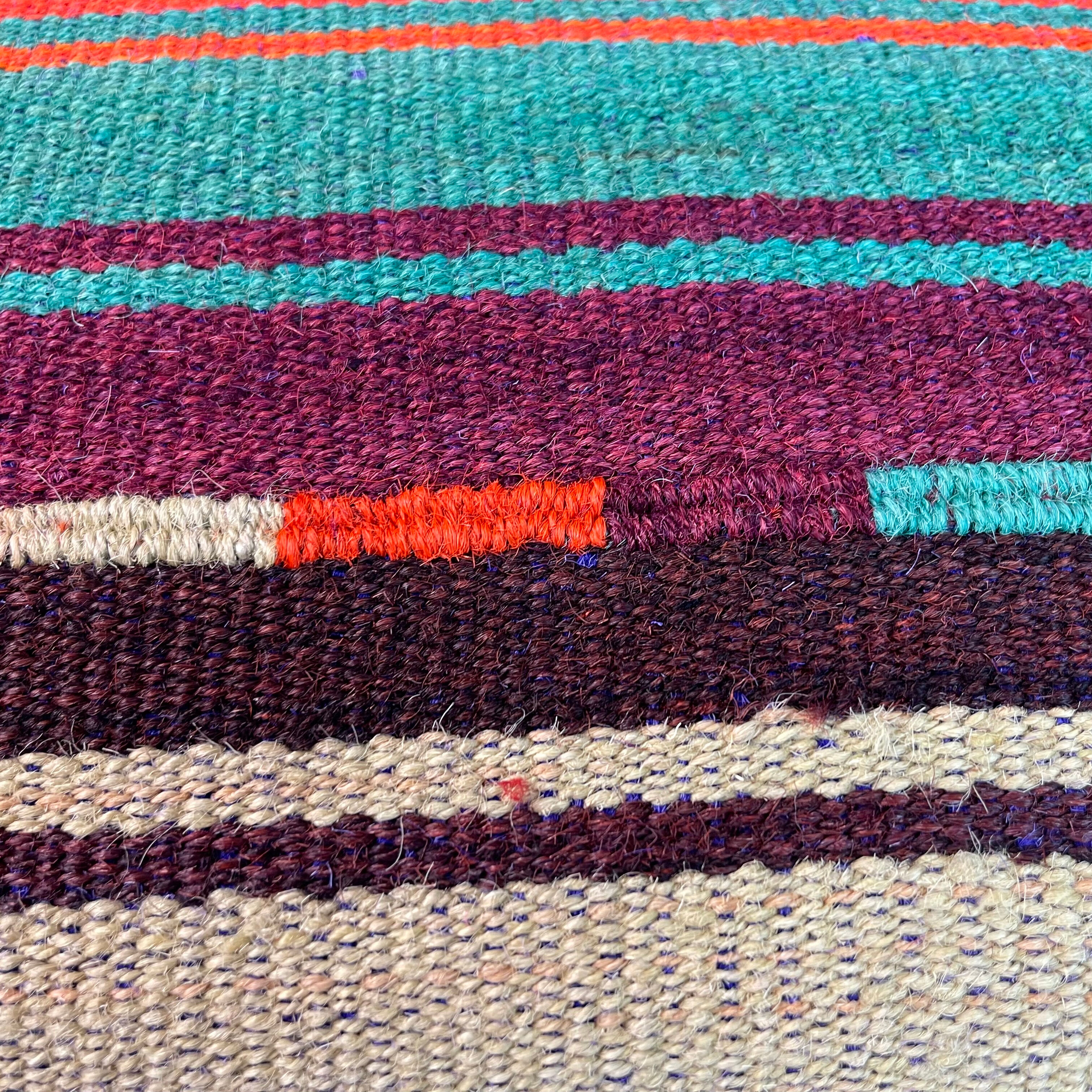 Vintage turkish kilim cushion cover, 30 x 50 cm