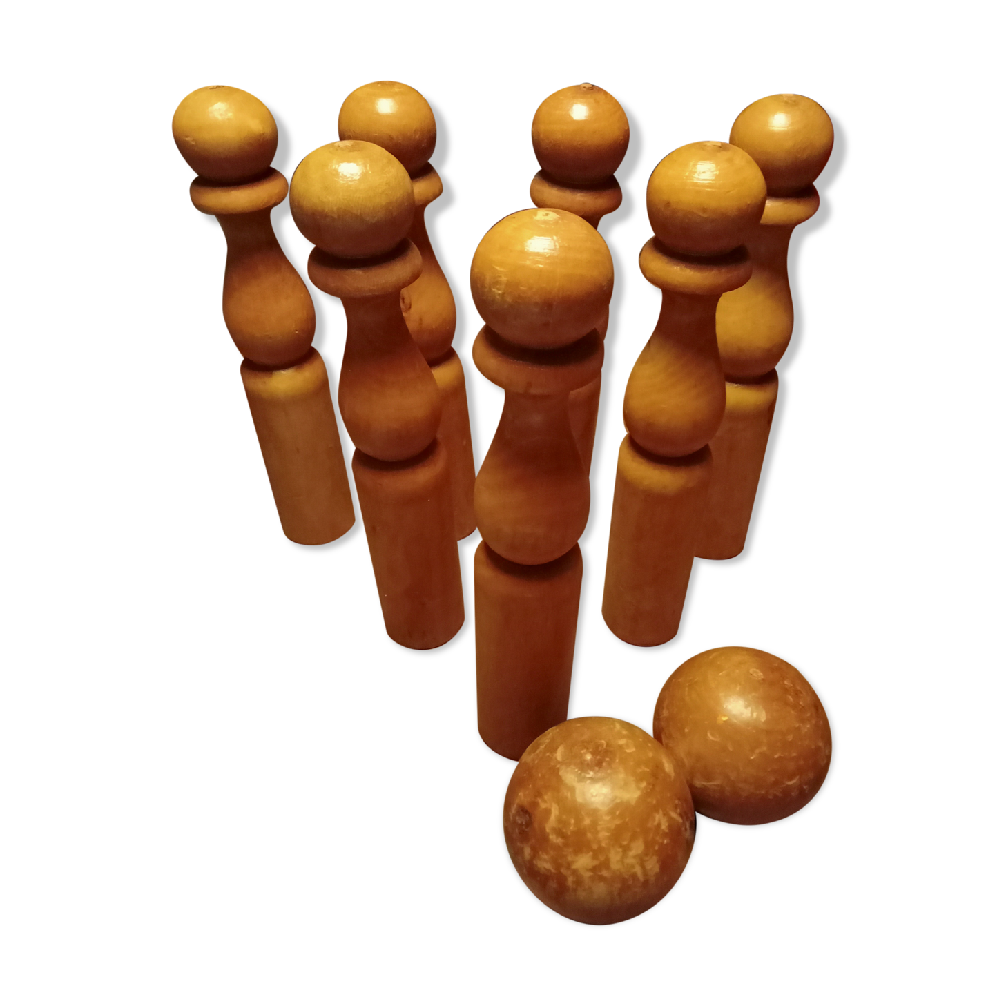 Wooden bowling