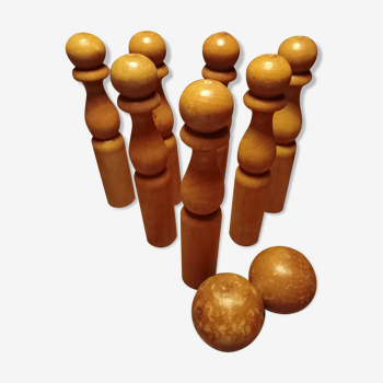 Wooden bowling