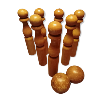 Wooden bowling