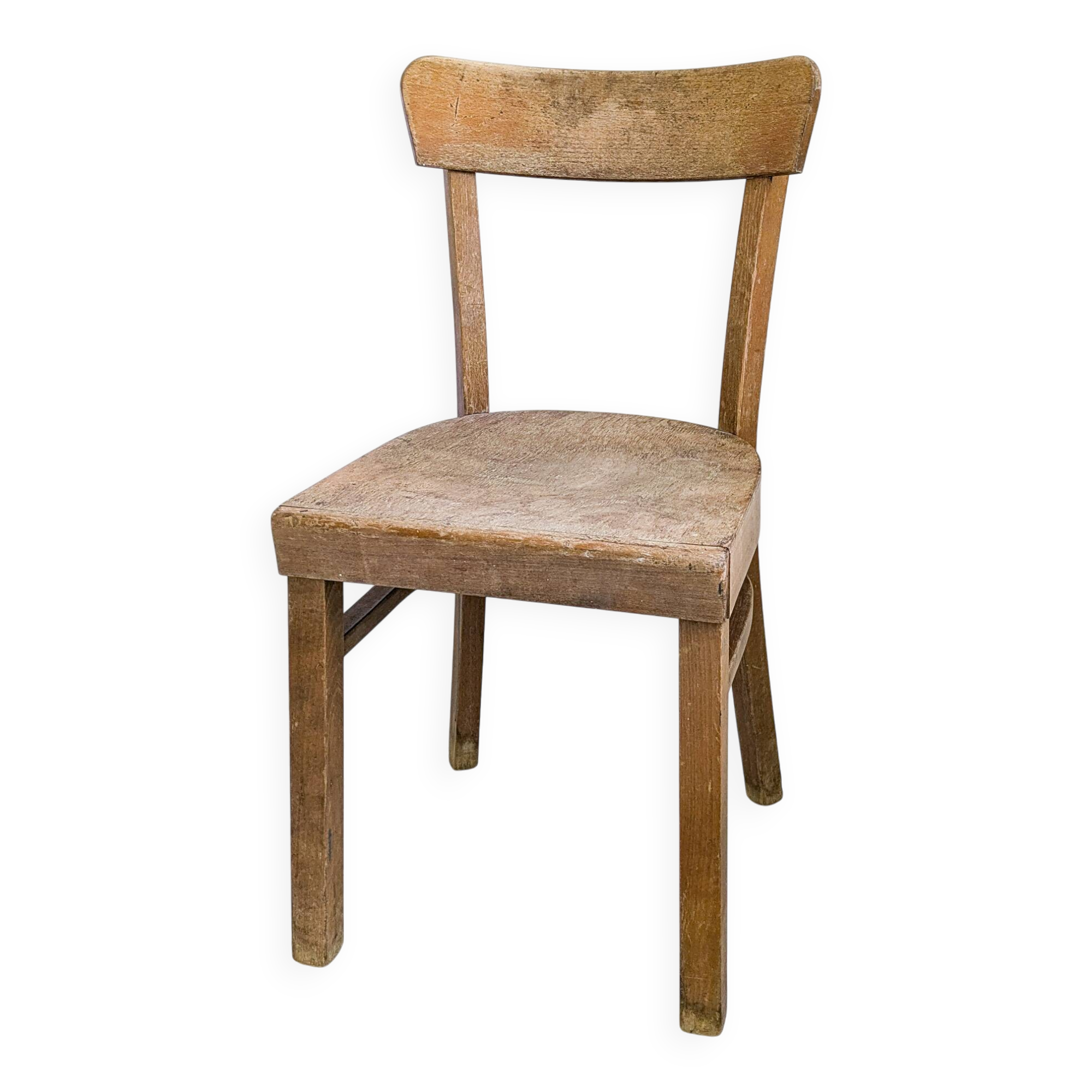 Chaise vintage Frankfurter en bois massif Mid-Century design classique pour