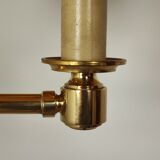 Brass e-reader floor lamp
