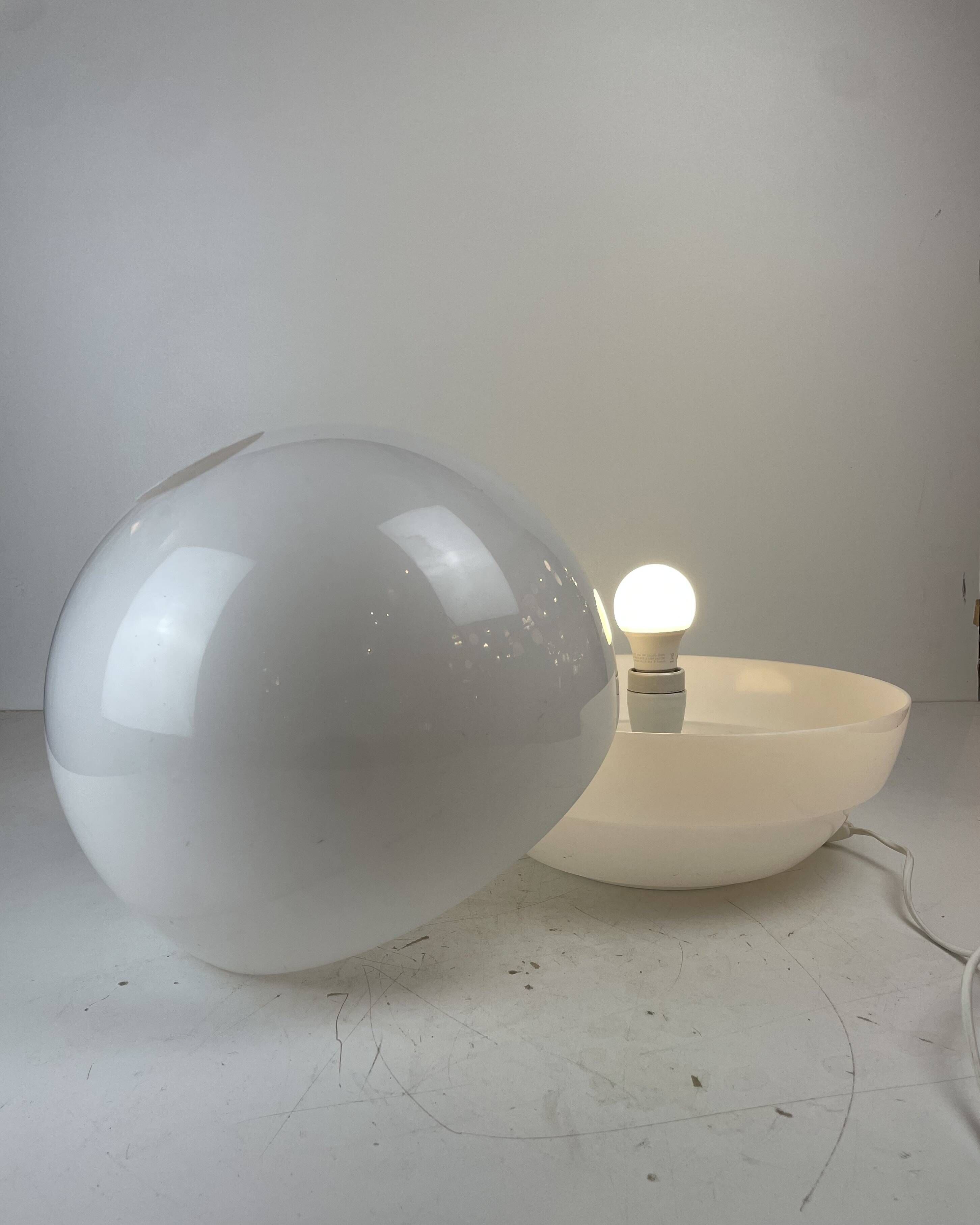 Globe 4732, Space-Age Table Lamp by André Ricard for Metalarte, Spain, 1970