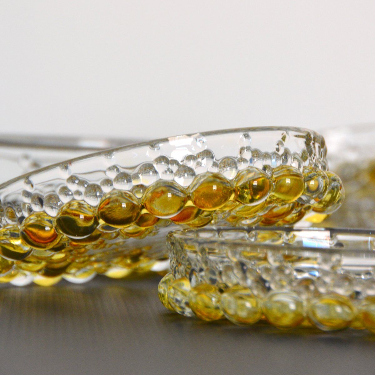 Dessert set from Walther Glass series "Boléro" 1960