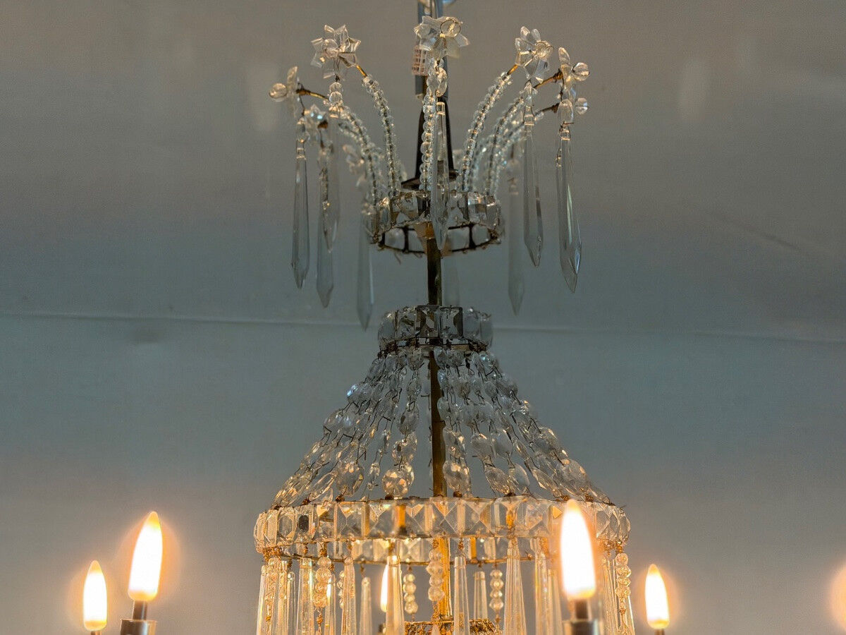 Crystal bead lustre, 19th century