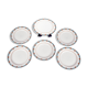 Set of 6 dinner plates, St Amand, model parameters