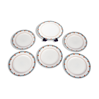 Set of 6 dinner plates, St Amand, model parameters