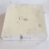 Square plate of Gien model peonies