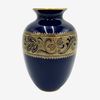 Vase en porcelaine cobalt, Echt Kobalt, KPM Bavière, Allemagne