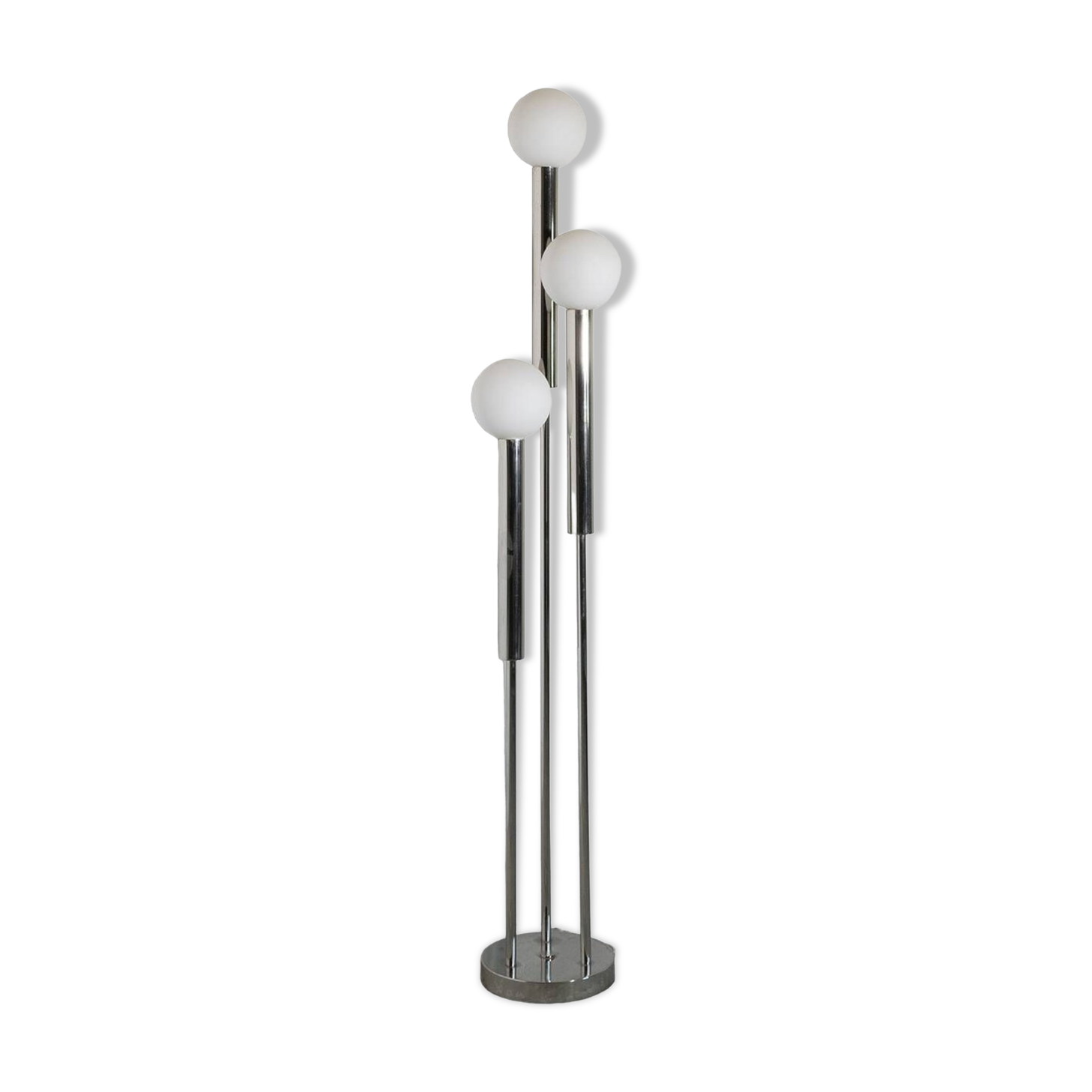 Sciolari chrome floor lamp circa 1970