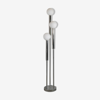 Sciolari chrome floor lamp circa 1970