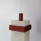 Scandinavian suspension in perspex and teak from the 60s/70s.