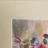 Aquarelle d’après Raoul Dufy