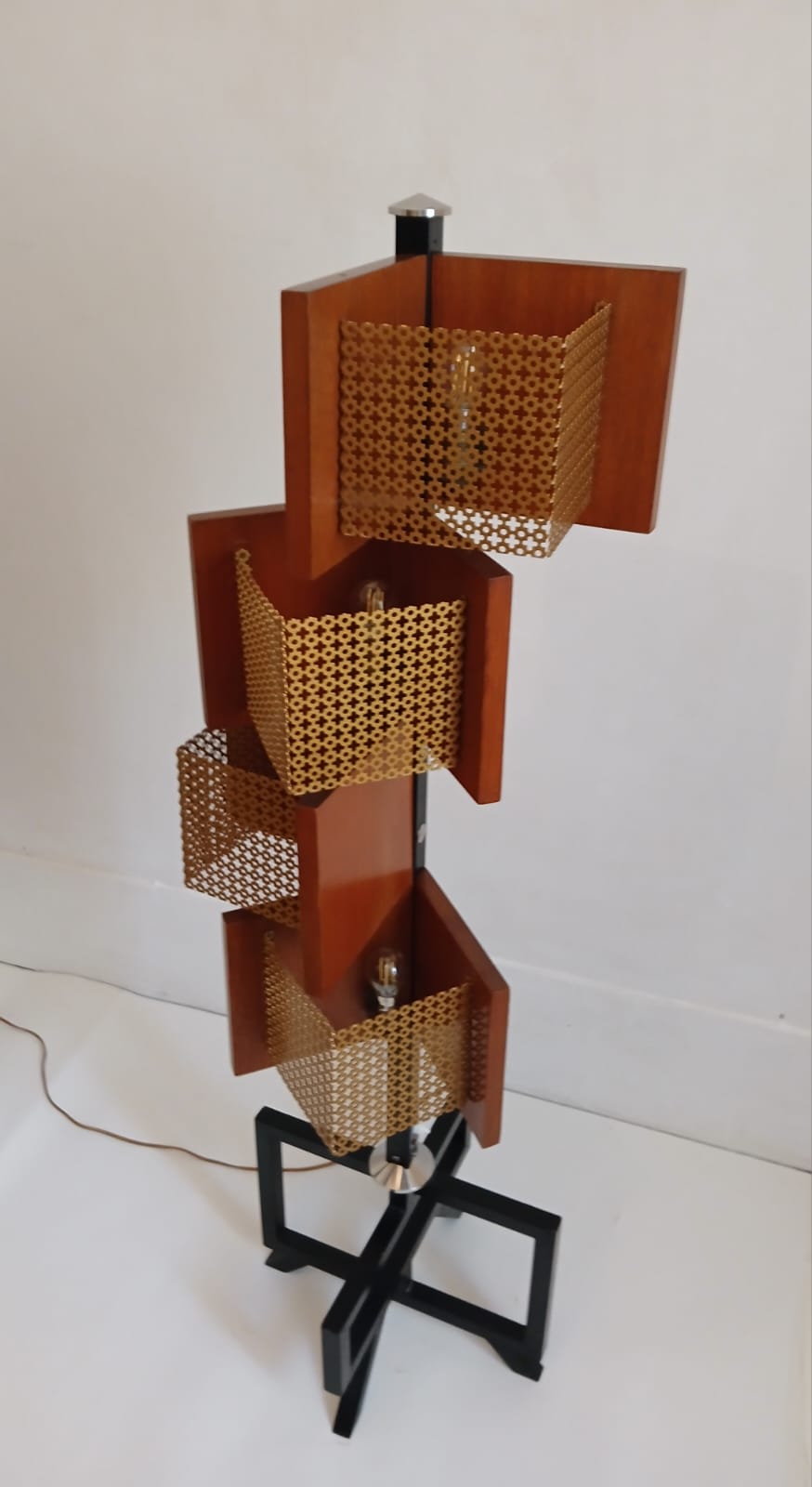 Rare modernist vintage floor lamp