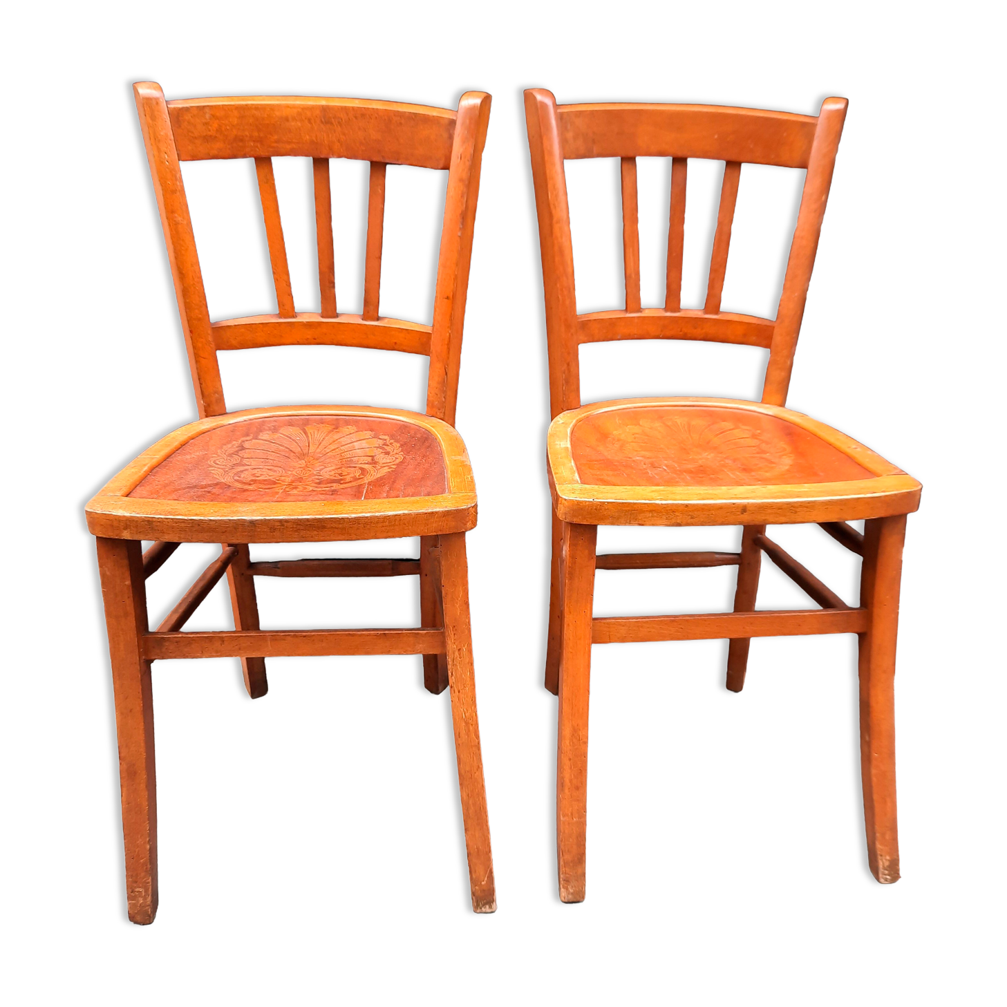 Pair of vintage bistro chairs