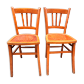 Pair of vintage bistro chairs