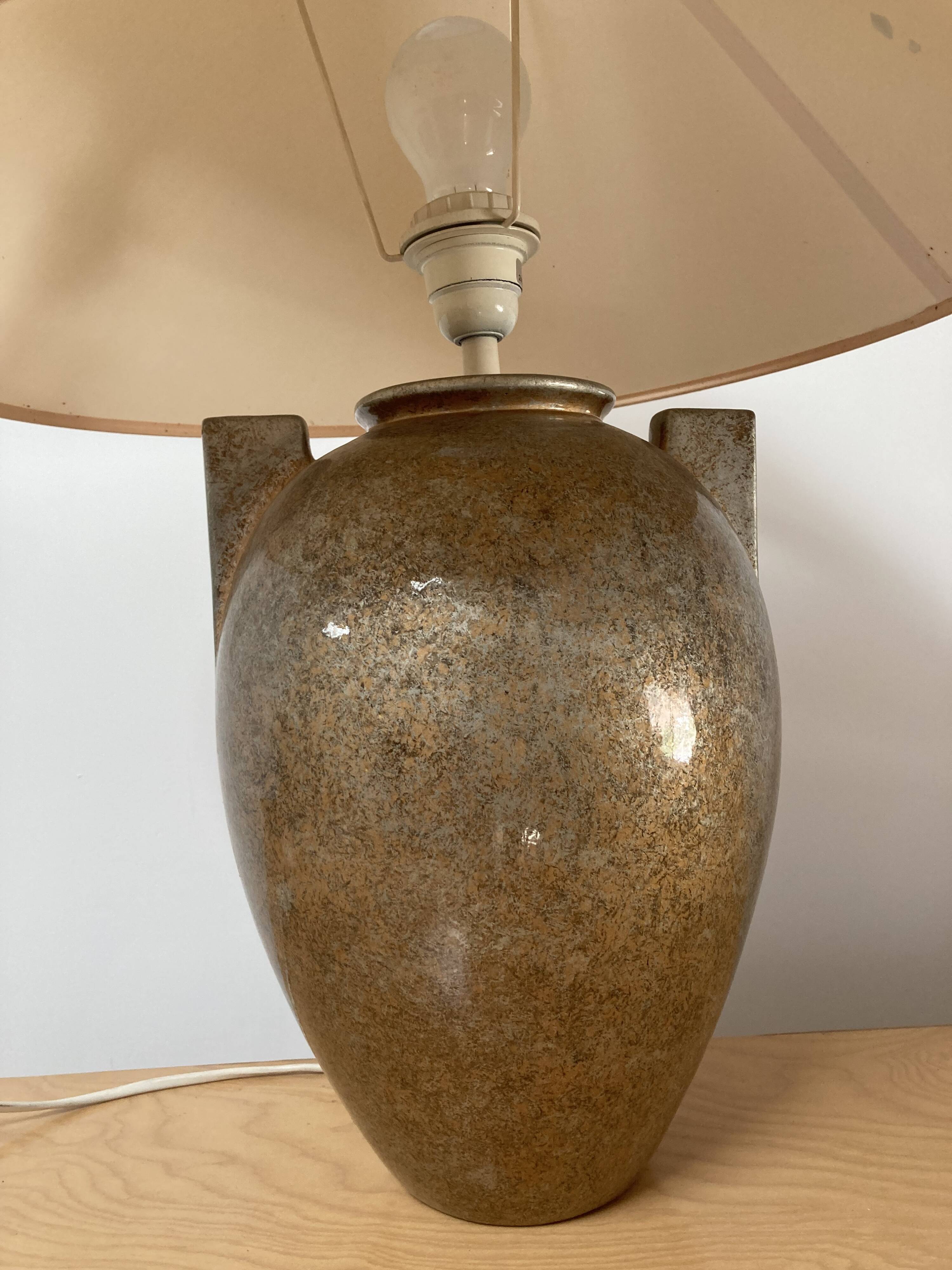 Lamp design house mathias paris vintage ceramic