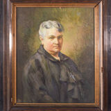 Portrait d’une dame - huile sur toile