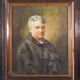 Portrait d’une dame - huile sur toile