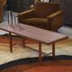 Scandinavian teak coffee table from the 1960s.