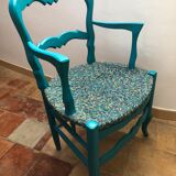 Fauteuil turquoise