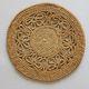 Vintage 70s braided rope table mat