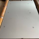 Miroir en bois faux-bambou