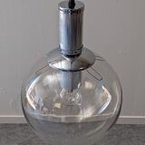 Glass ball pendant light by See Delmas, France circa 1970